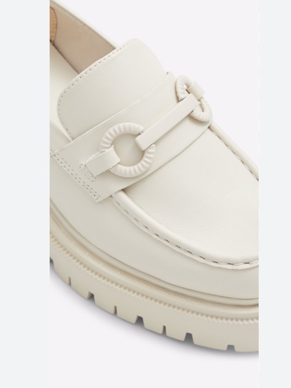 Aldo Baberiel Cream Chunky Lug Sole Loafer - Picture 2 of 12